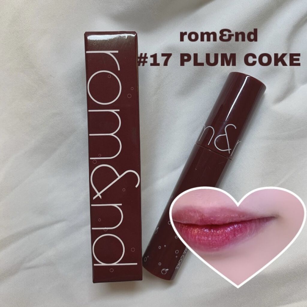 ジューシーラスティングティント/rom&nd/リップティントを使ったクチコミ（1枚目）