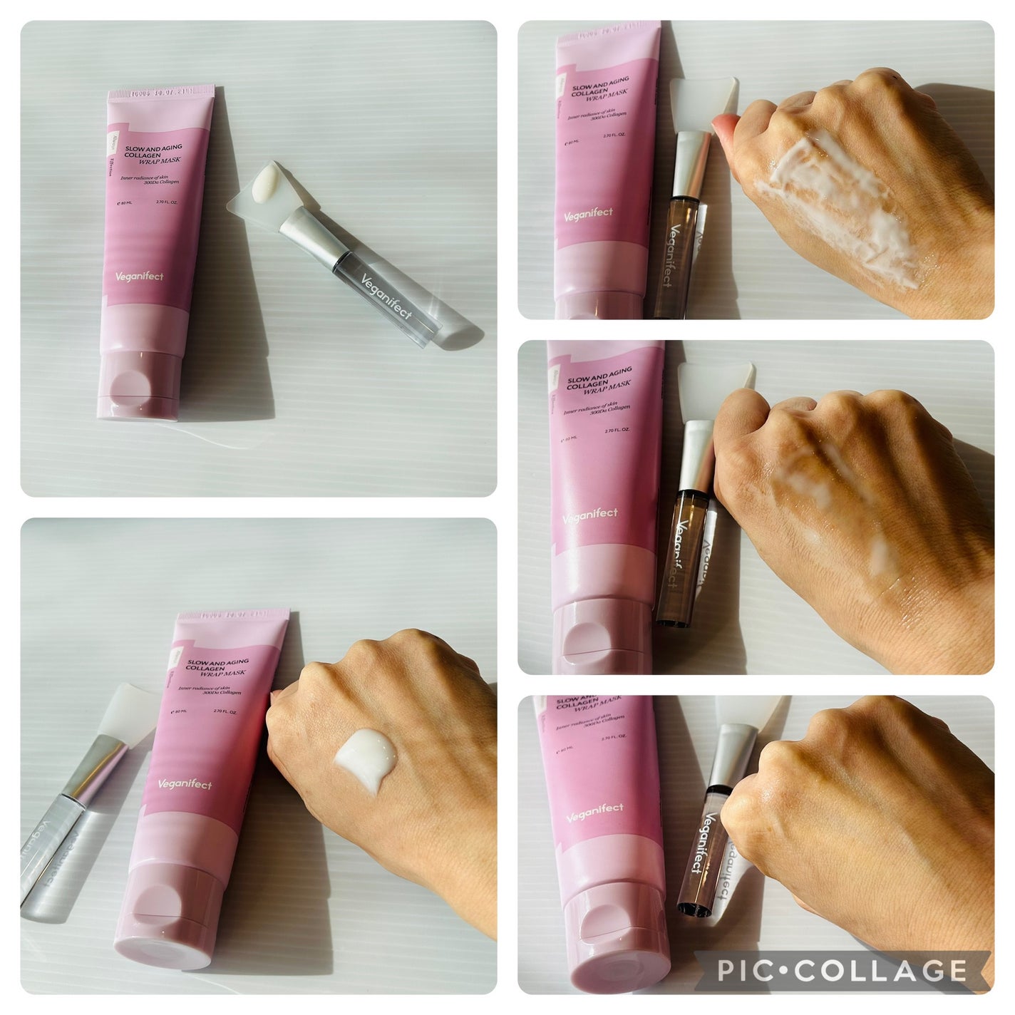 塗るマスクパック低分子コラーゲンマスク /Veganifect/洗い流すパック・マスクを使ったクチコミ(2枚目)