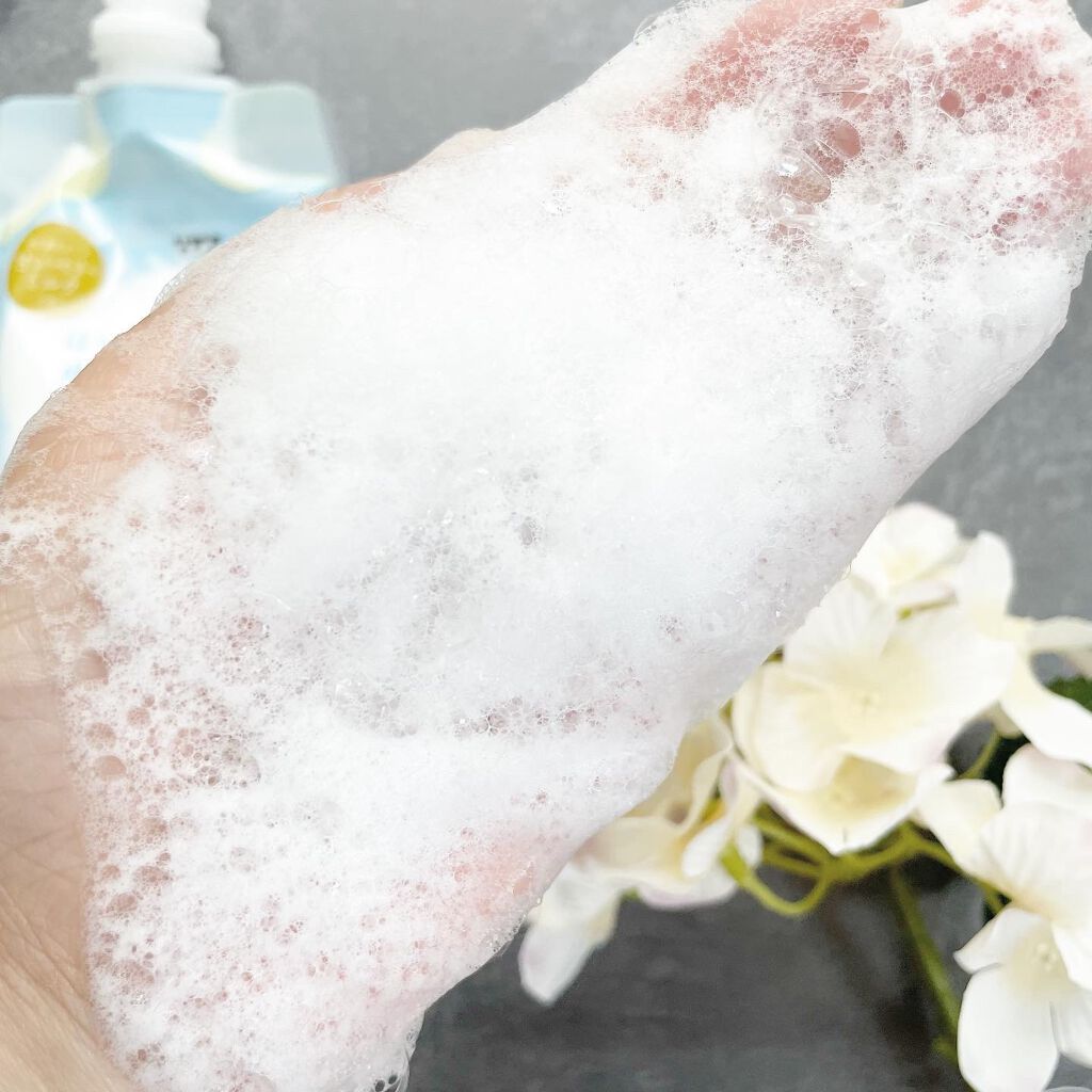 はい！みるく特濃 クリームウォッシュ/ロゼット/洗顔フォームを使ったクチコミ（3枚目）