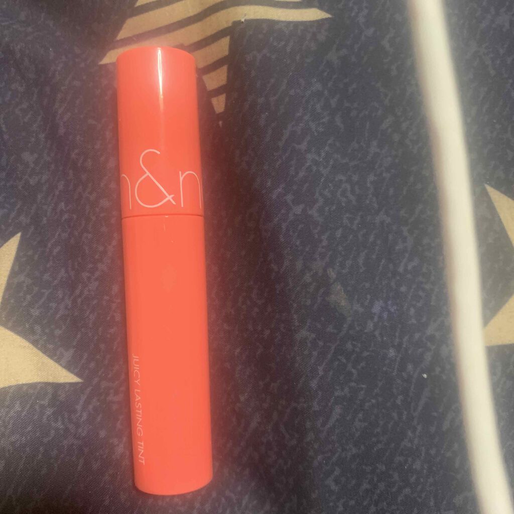 ジューシーラスティングティント 05 ピーチミー(PEACH ME)/rom&nd/リップティントを使ったクチコミ（2枚目）