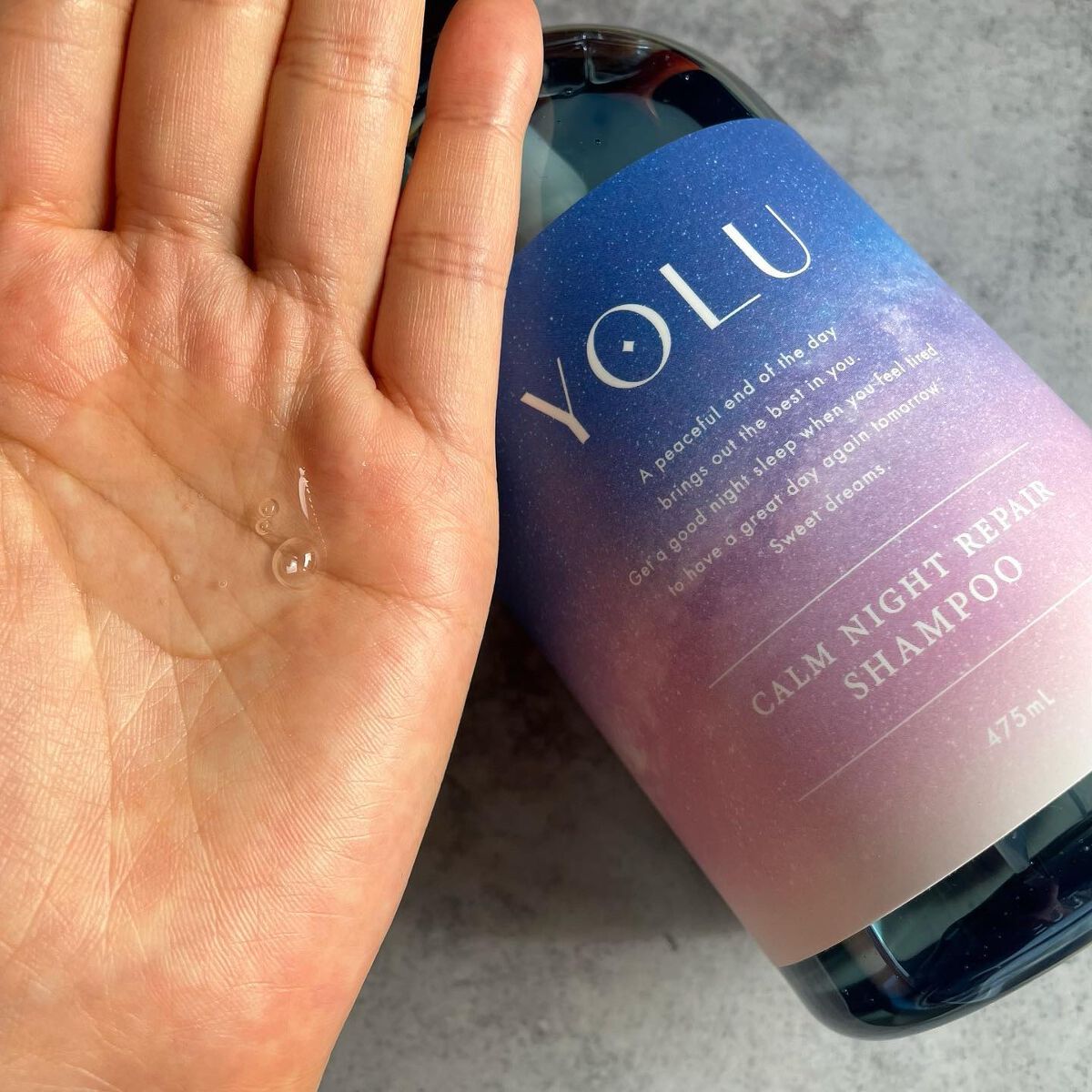 カームナイトリペアシャンプー/トリートメント/YOLU/市販シャンプーを使ったクチコミ(2枚目)