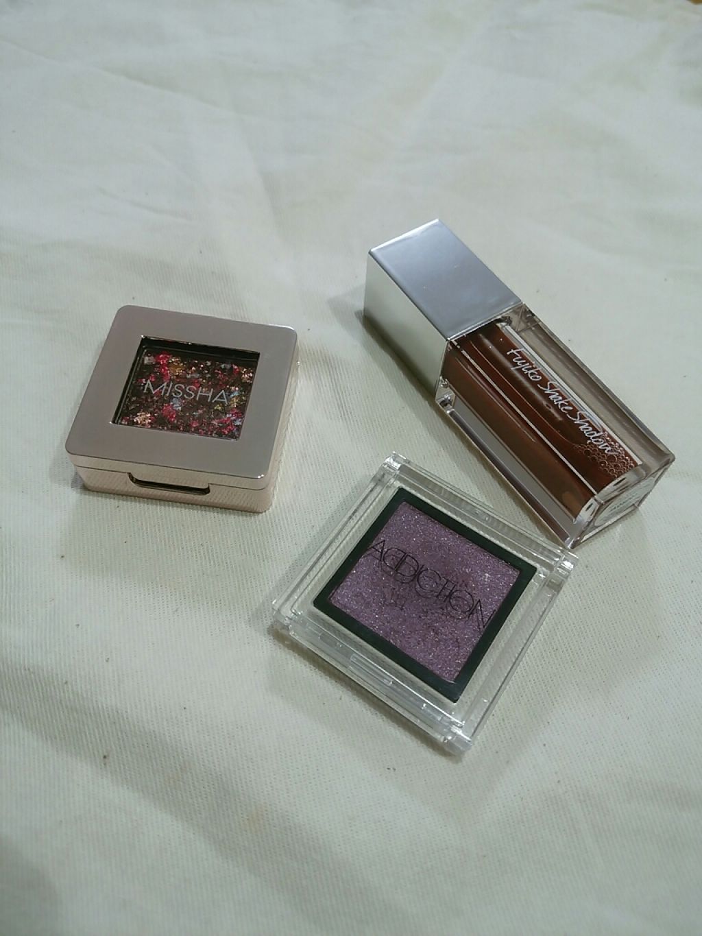 アディクション ザ アイシャドウ 136 Black Rose★限定色/ADDICTION/単色アイシャドウを使ったクチコミ（1枚目）