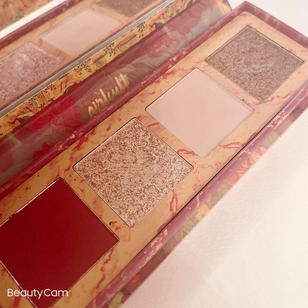 山海シリーズ 4色アイシャドウパレット/GirlCult/アイシャドウパレットを使ったクチコミ(3枚目)