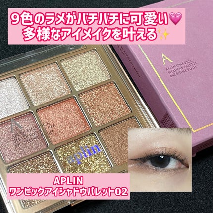 ワンピックアイシャドウパレット/APLIN/アイシャドウパレットを使ったクチコミ(1枚目)
