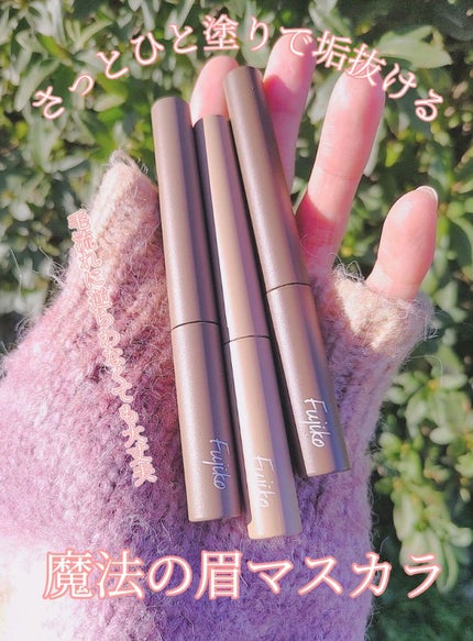 マジカルアイブロウカラー/Fujiko/眉マスカラを使ったクチコミ(1枚目)