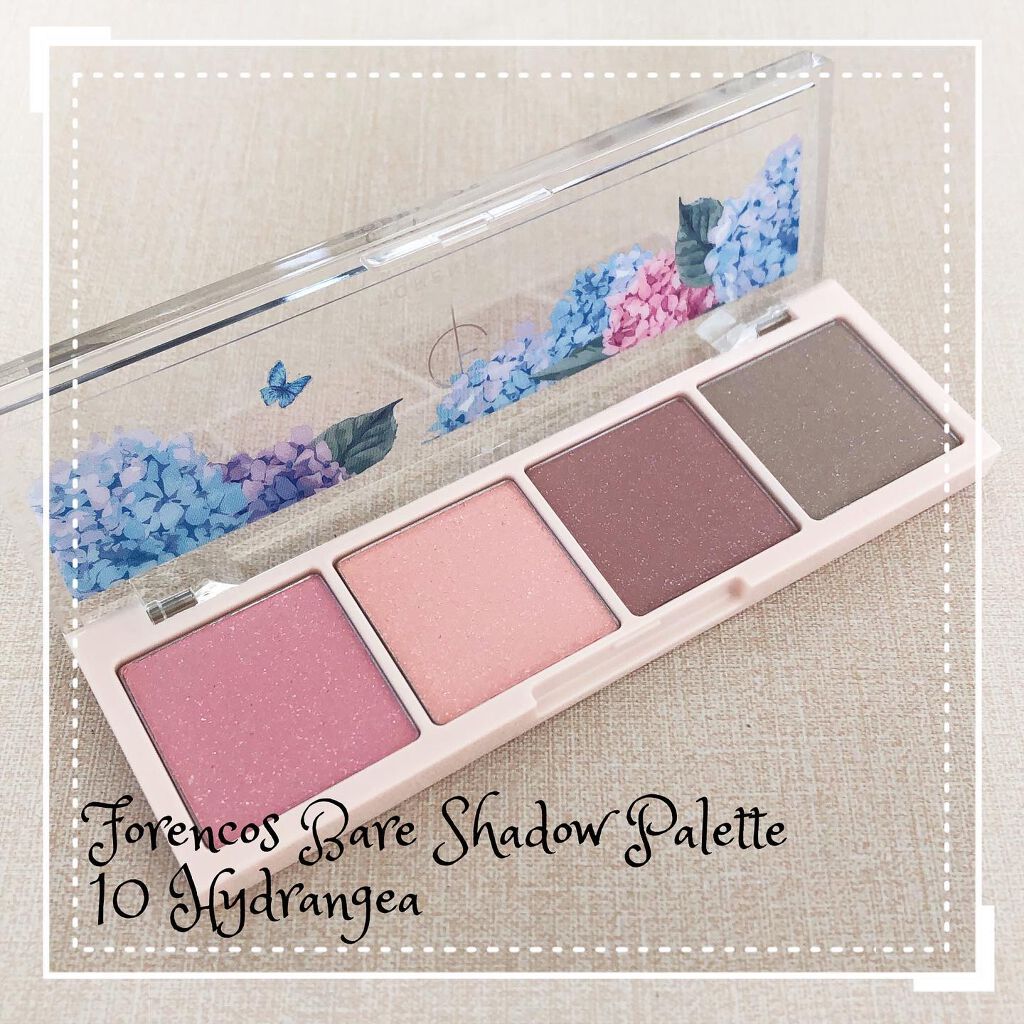 ベアシャドウパレット 10 ハイドレンジア/フォレンコス/アイシャドウパレットを使ったクチコミ（1枚目）