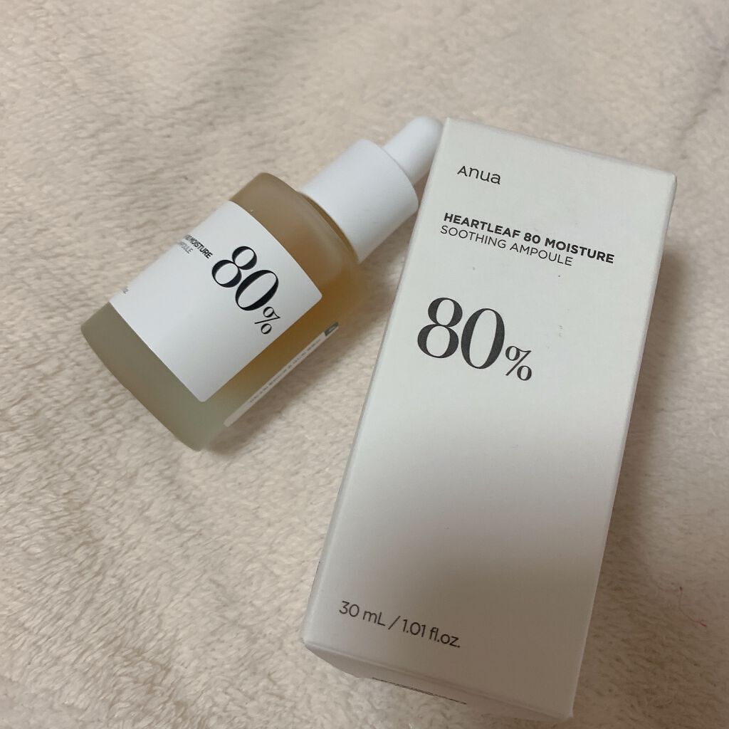 アンス on LIPS 「ANUAハートリーフ80%スージングアンプルドクダミエキス80..」(1枚目)