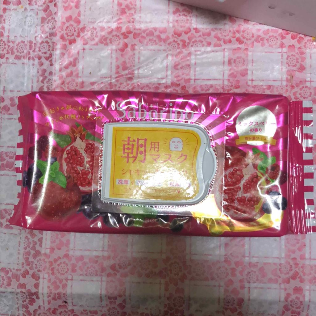 目ざまシート 完熟果実の高保湿タイプ/サボリーノ/シートマスク・パックを使ったクチコミ（2枚目）