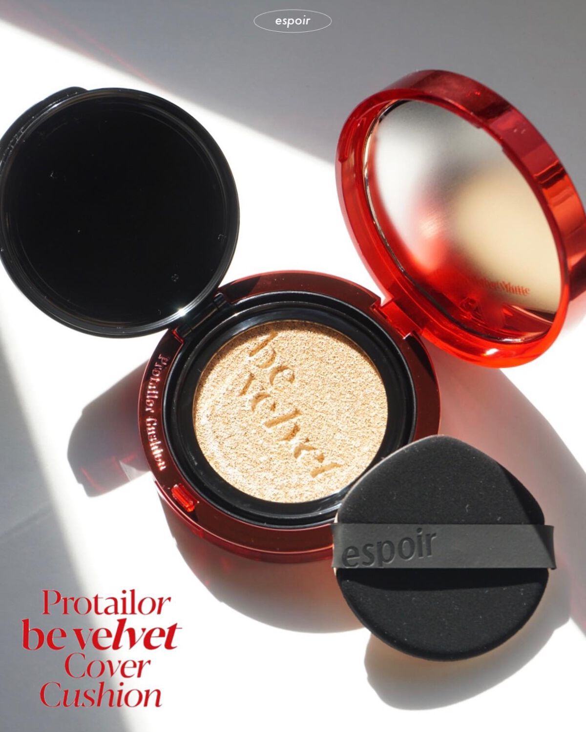 プロテーラービーベルベットカバークッション/espoir/クッションファンデーションを使ったクチコミ（2枚目）