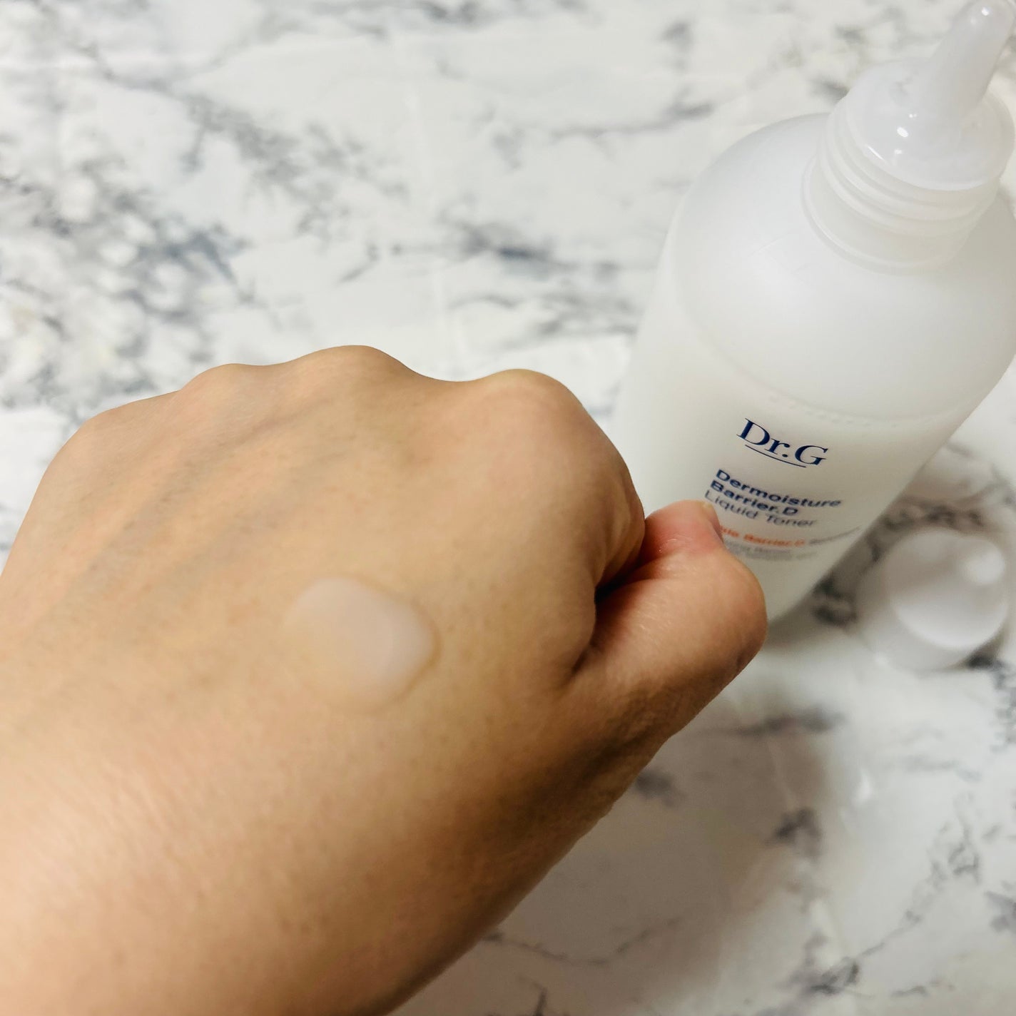 ザモイスチャーバリアDリキッドトナー/Dr.G/化粧水を使ったクチコミ(2枚目)