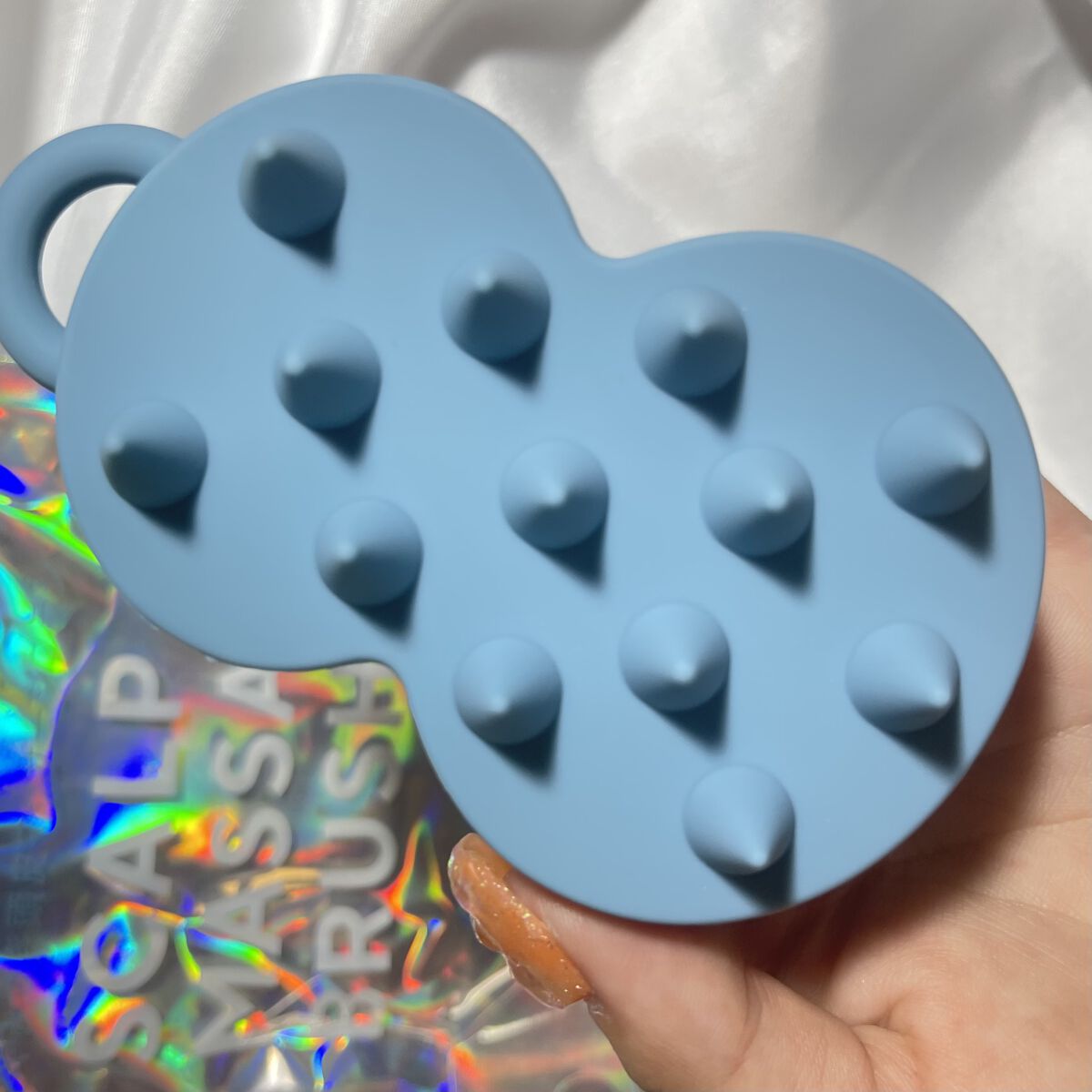 スパ やみつき 頭皮マッサージブラシ ソフト/エイトザタラソ/スカルプブラシを使ったクチコミ（2枚目）