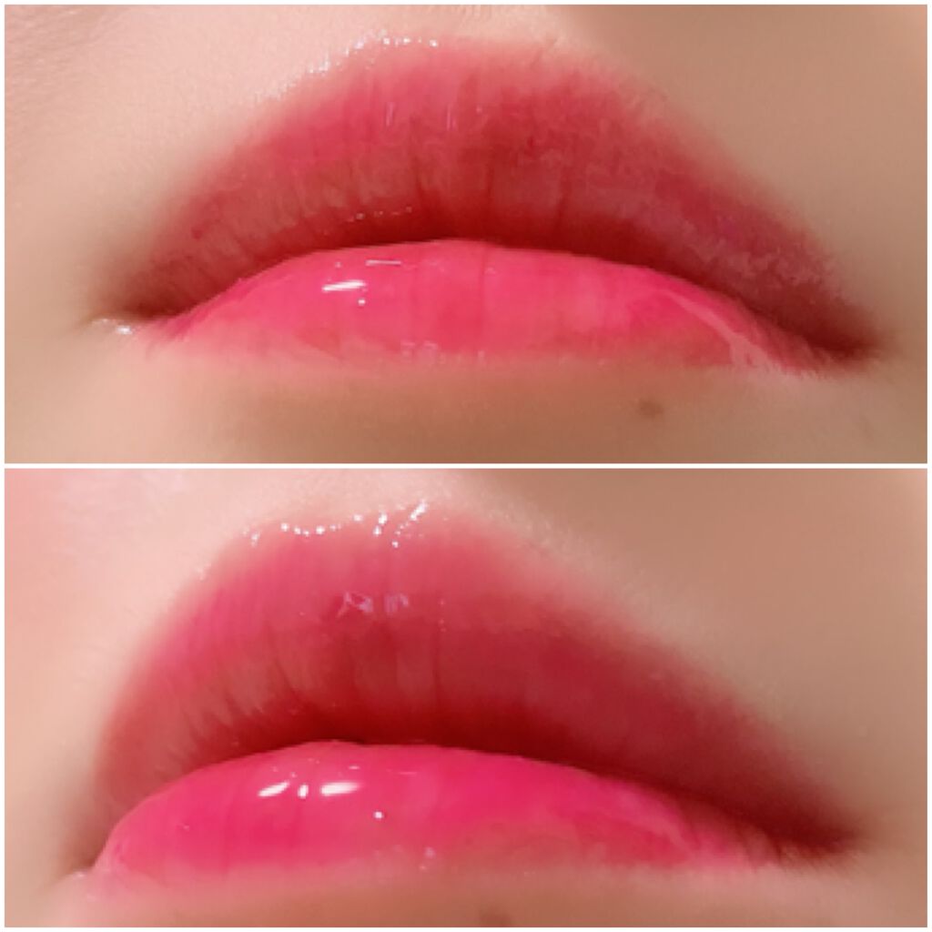 リップケアオイル/excel/リップグロスを使ったクチコミ(4枚目)