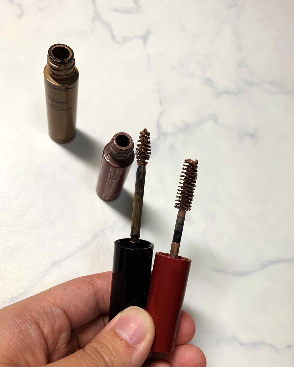 ニュアンスアイブローマスカラ/インテグレート/眉マスカラを使ったクチコミ（2枚目）