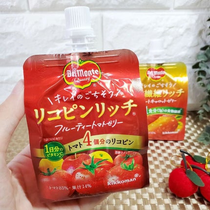 リコピンリッチフルーティトマトゼリー/デルモンテ/ゼリー飲料を使ったクチコミ(1枚目)