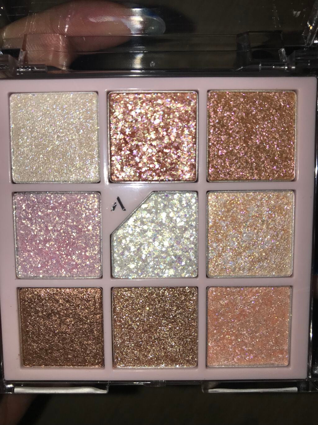 グリッターペディアアイパレット/unleashia/アイシャドウパレットを使ったクチコミ(6枚目)