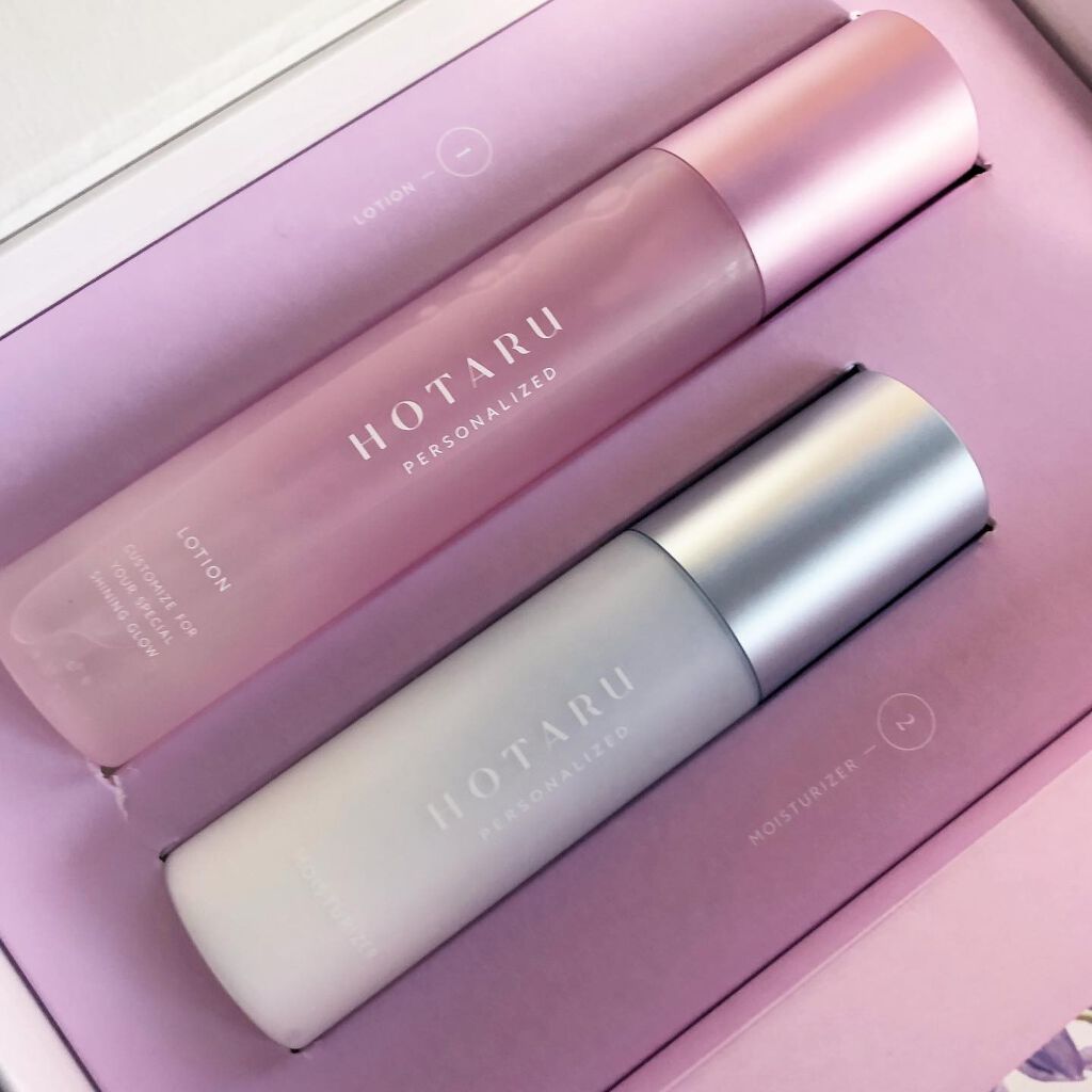 HOTARU PERSONALIZED LOTION/MOISTURIZER /HOTARU PERSONALIZED/スキンケアキットを使ったクチコミ(2枚目)