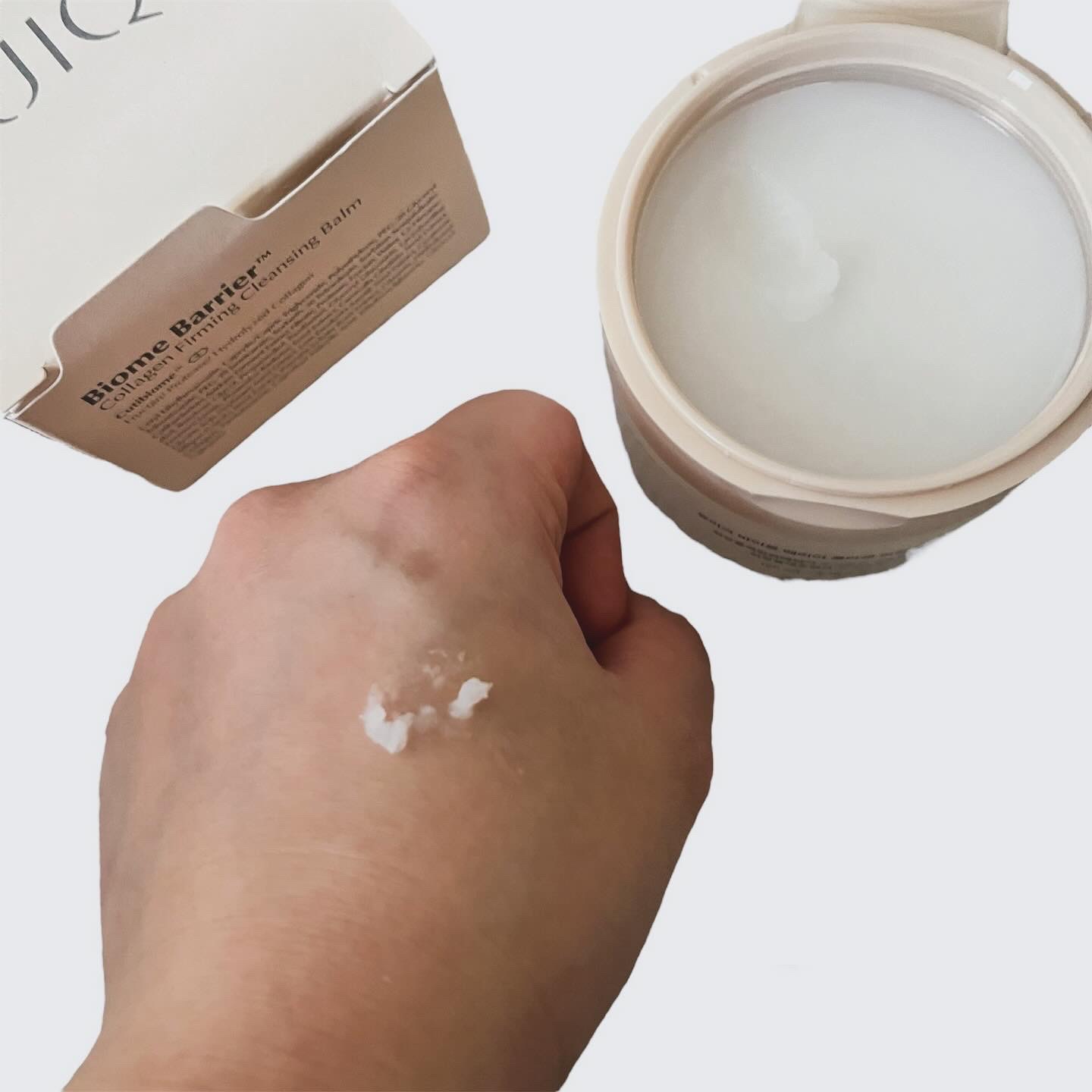 バイオームバリアコラーゲンファーミングクレンジングバーム/UIQ/クレンジングバームを使ったクチコミ（3枚目）