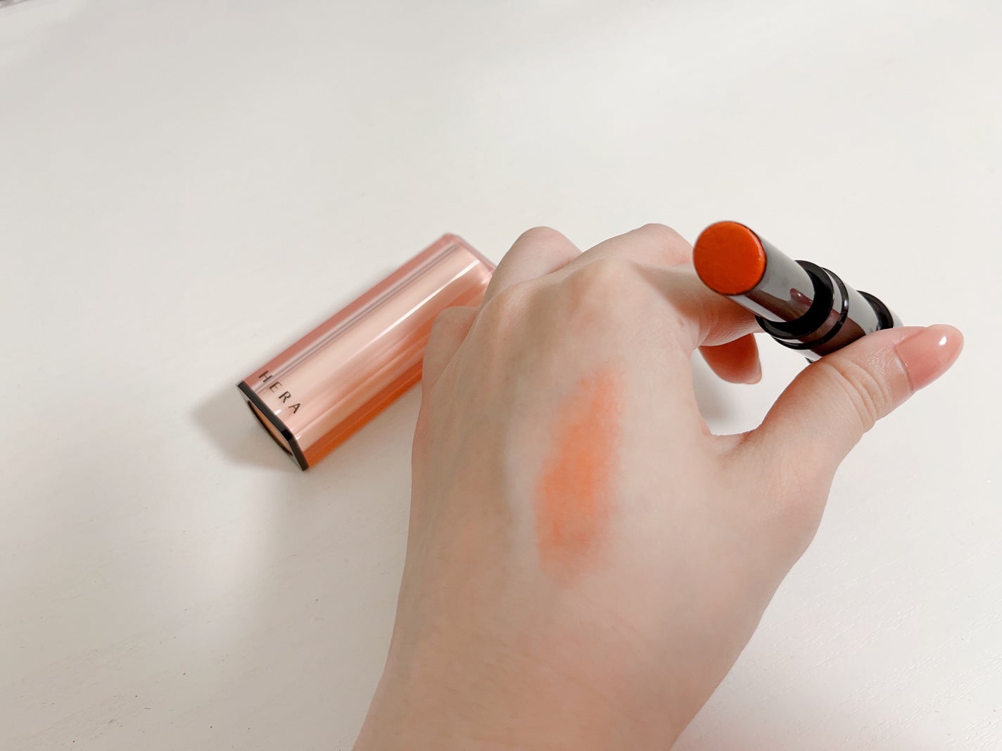 センシュアルスパイシーヌードバーム/HERA/口紅を使ったクチコミ(5枚目)