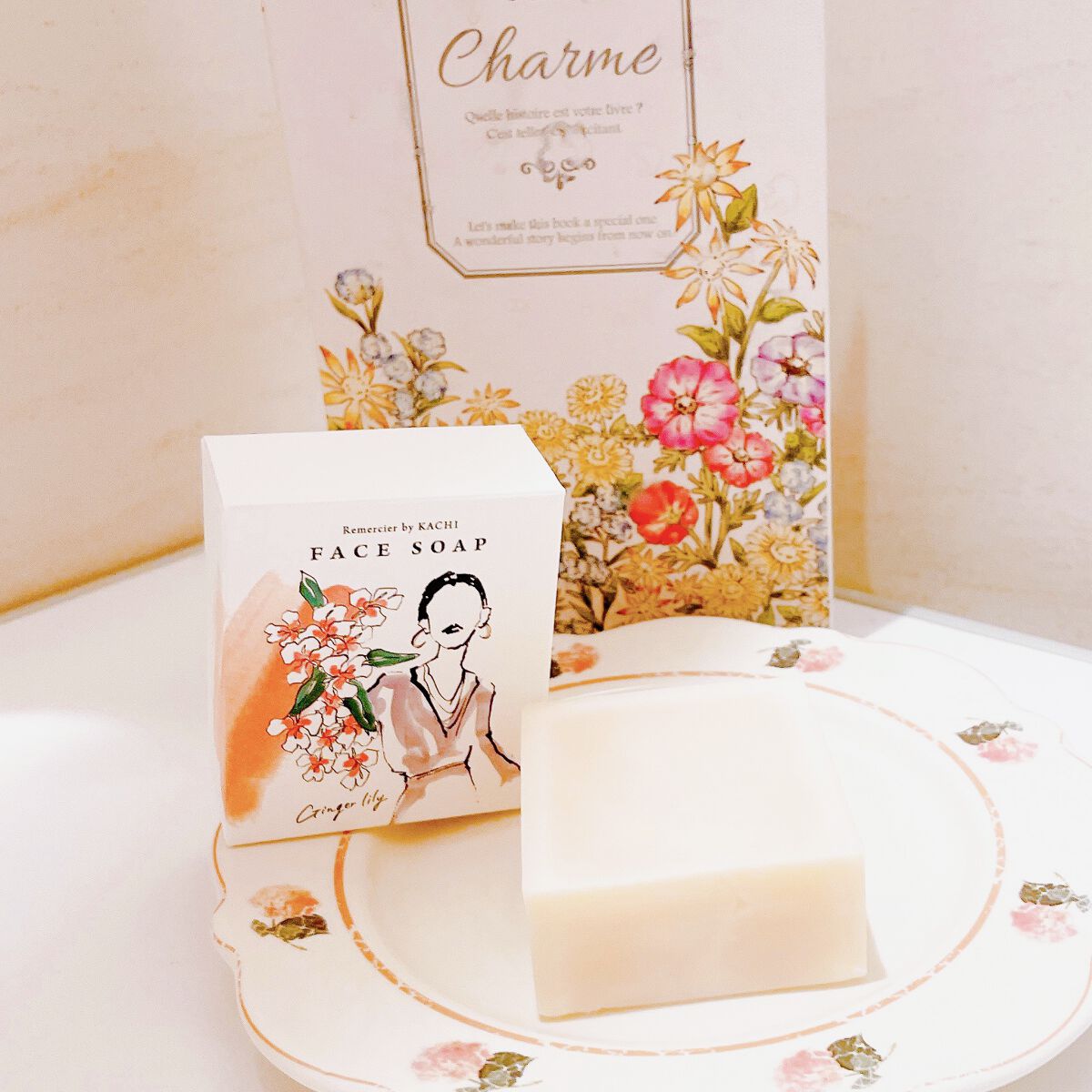 Remercierフェイスソープ/KACHI/洗顔石鹸を使ったクチコミ（1枚目）