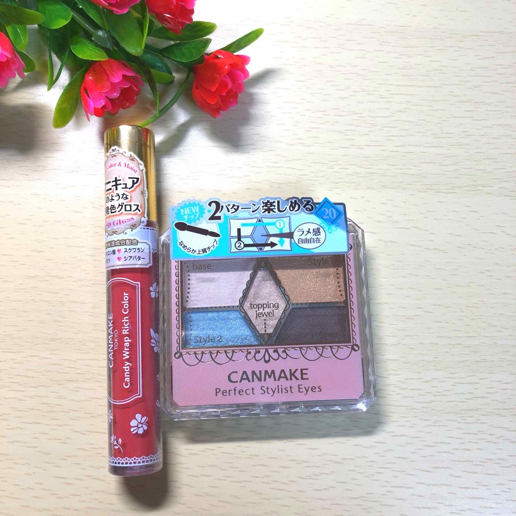 キャンディラップリッチカラー/キャンメイク/リップグロスを使ったクチコミ（1枚目）