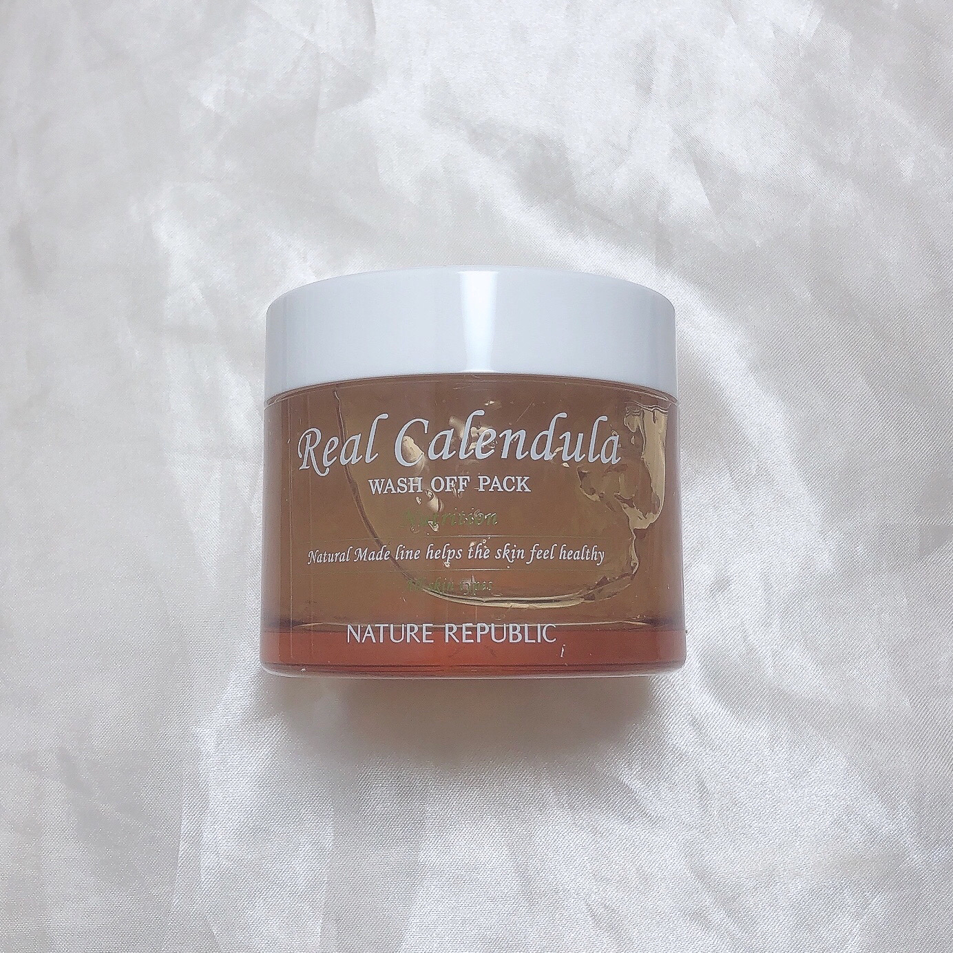 リアル カレンデュラ ウォッシュ オフ パック/ネイチャーリパブリック/洗い流すパック・マスクを使ったクチコミ（3枚目）