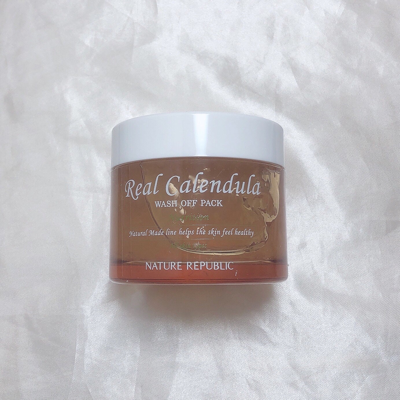 リアル カレンデュラ ウォッシュ オフ パック/ネイチャーリパブリック/洗い流すパック・マスクを使ったクチコミ(3枚目)