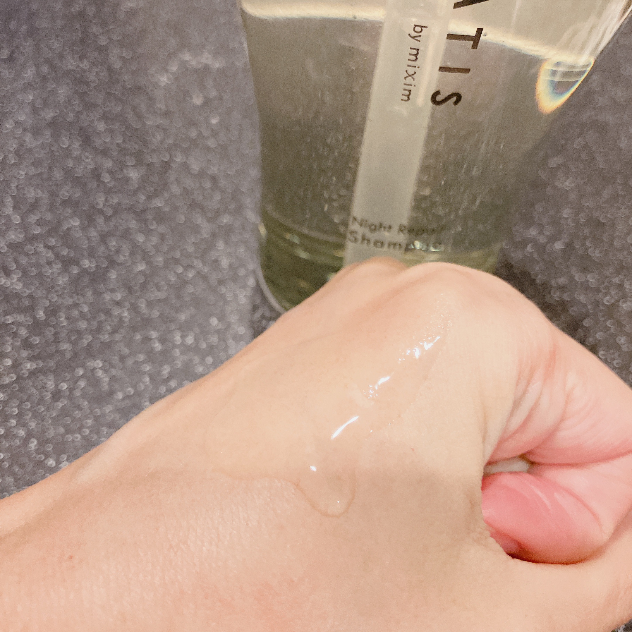 ナイトリペア シャンプー/ヘアトリートメント シャンプー本体435ml/THERATIS/シャンプー・コンディショナーを使ったクチコミ（2枚目）