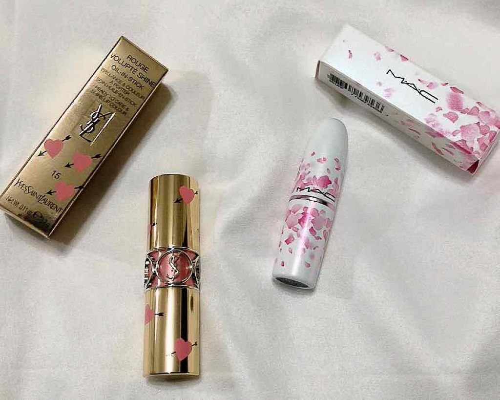 ルージュ ヴォリュプテ シャイン/YVES SAINT LAURENT BEAUTE/口紅を使ったクチコミ(1枚目)