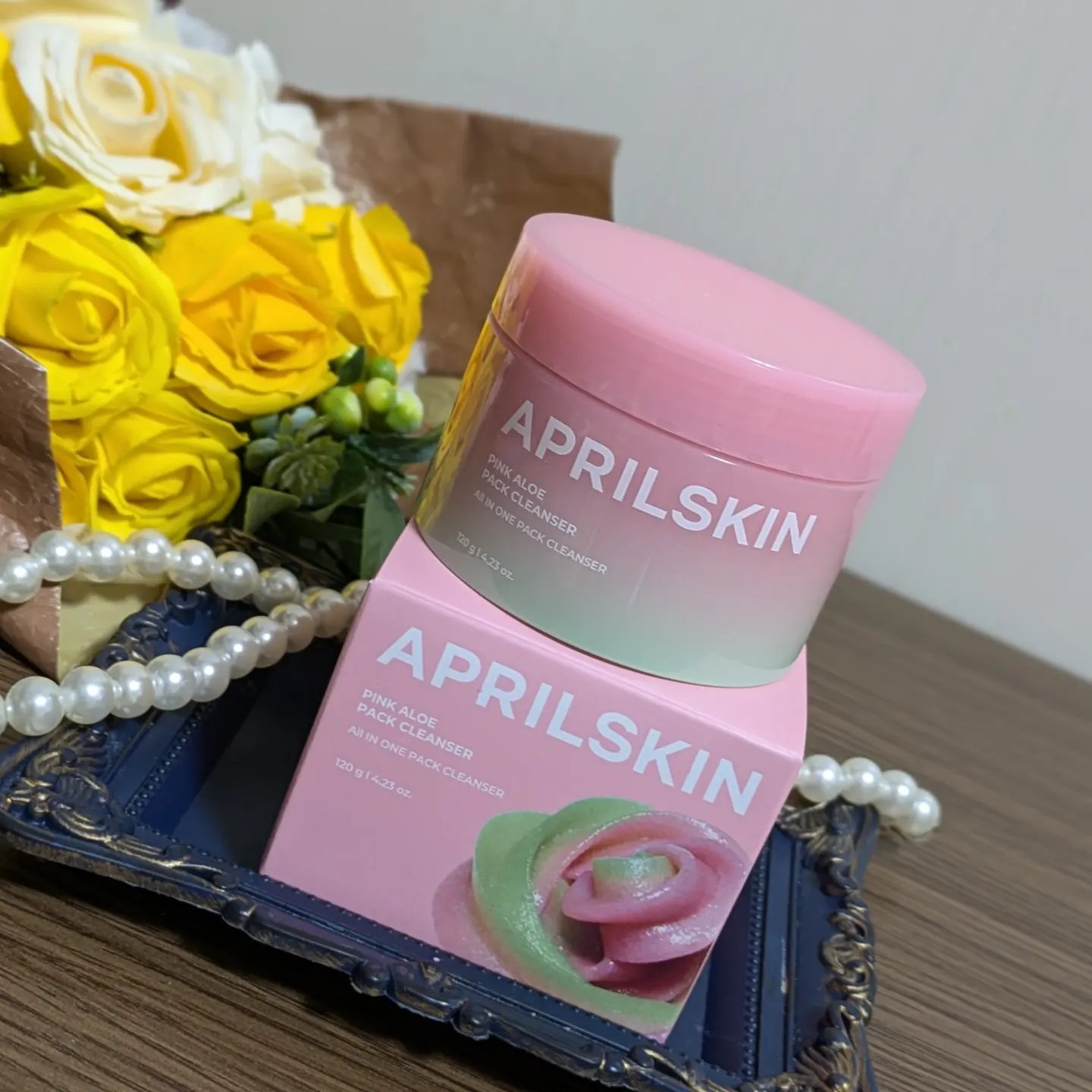ピンクアロエメレンゲクレンザー/APRILSKIN/その他洗顔料を使ったクチコミ（2枚目）