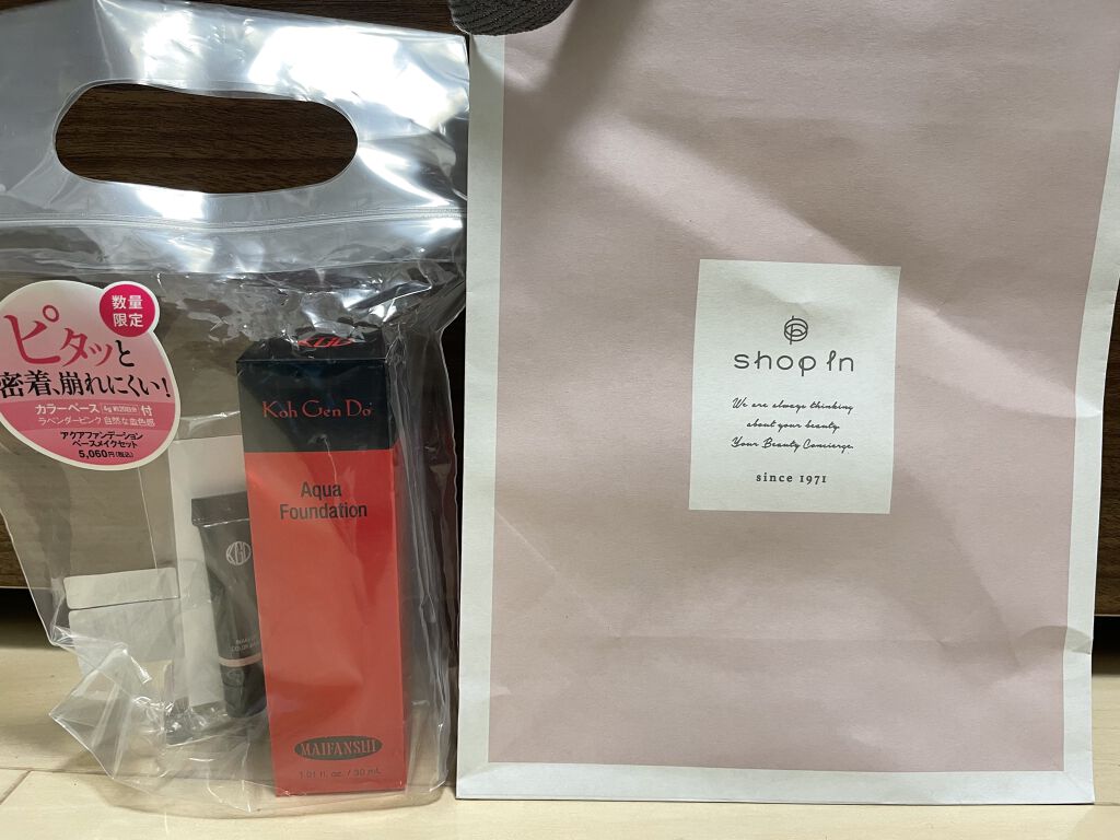 マイファンスィー アクアファンデーション 113(標準色) オークル/Koh Gen Do/リキッドファンデーションを使ったクチコミ（1枚目）