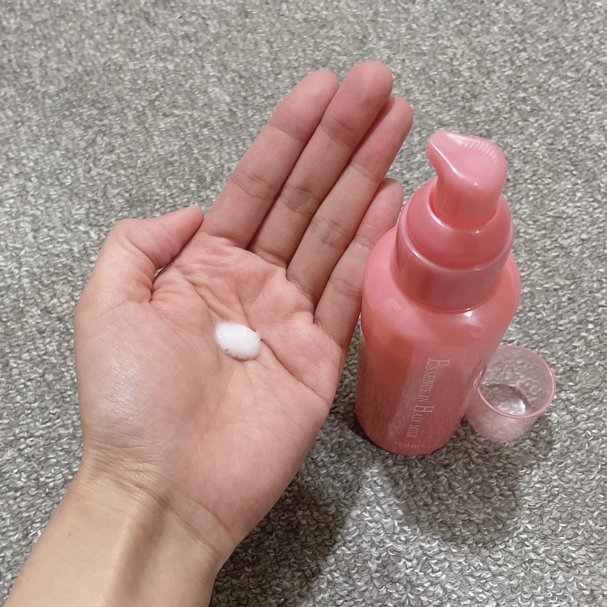 エッセンスインヘアミルク/オルビス/ヘアミルクを使ったクチコミ（2枚目）