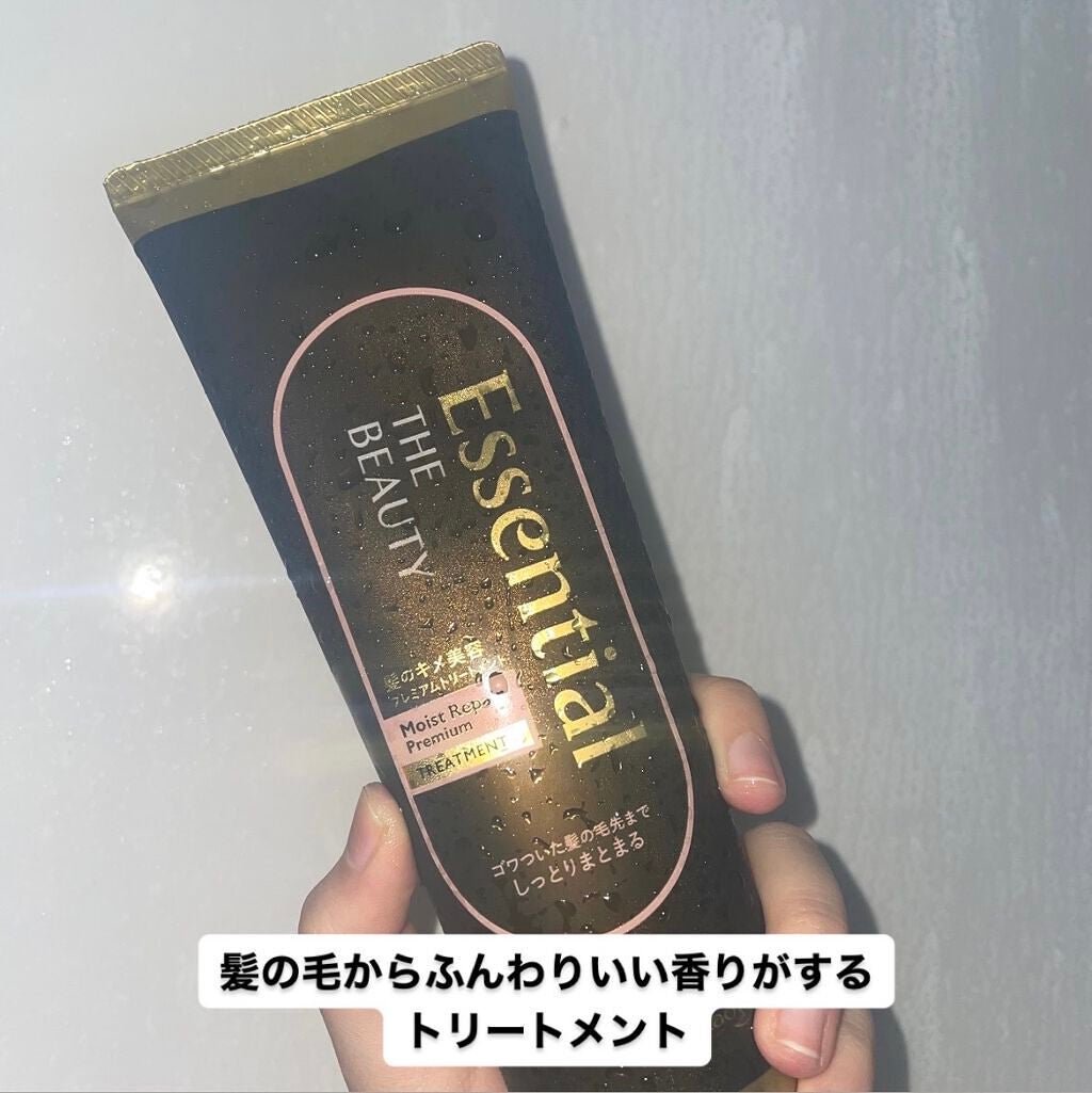 THE BEAUTY 髪のキメ美容プレミアムトリートメント<モイストリペアプレミアム>/エッセンシャル/洗い流すヘアトリートメントを使ったクチコミ(1枚目)