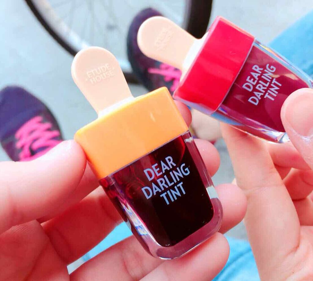 ディアダーリン ウォータージェルティント (アイスティント)/ETUDE/口紅を使ったクチコミ(1枚目)