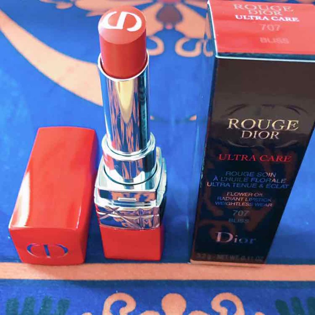 ルージュ ディオール ウルトラ バーム 707 ブリス/Dior/口紅を使ったクチコミ（1枚目）