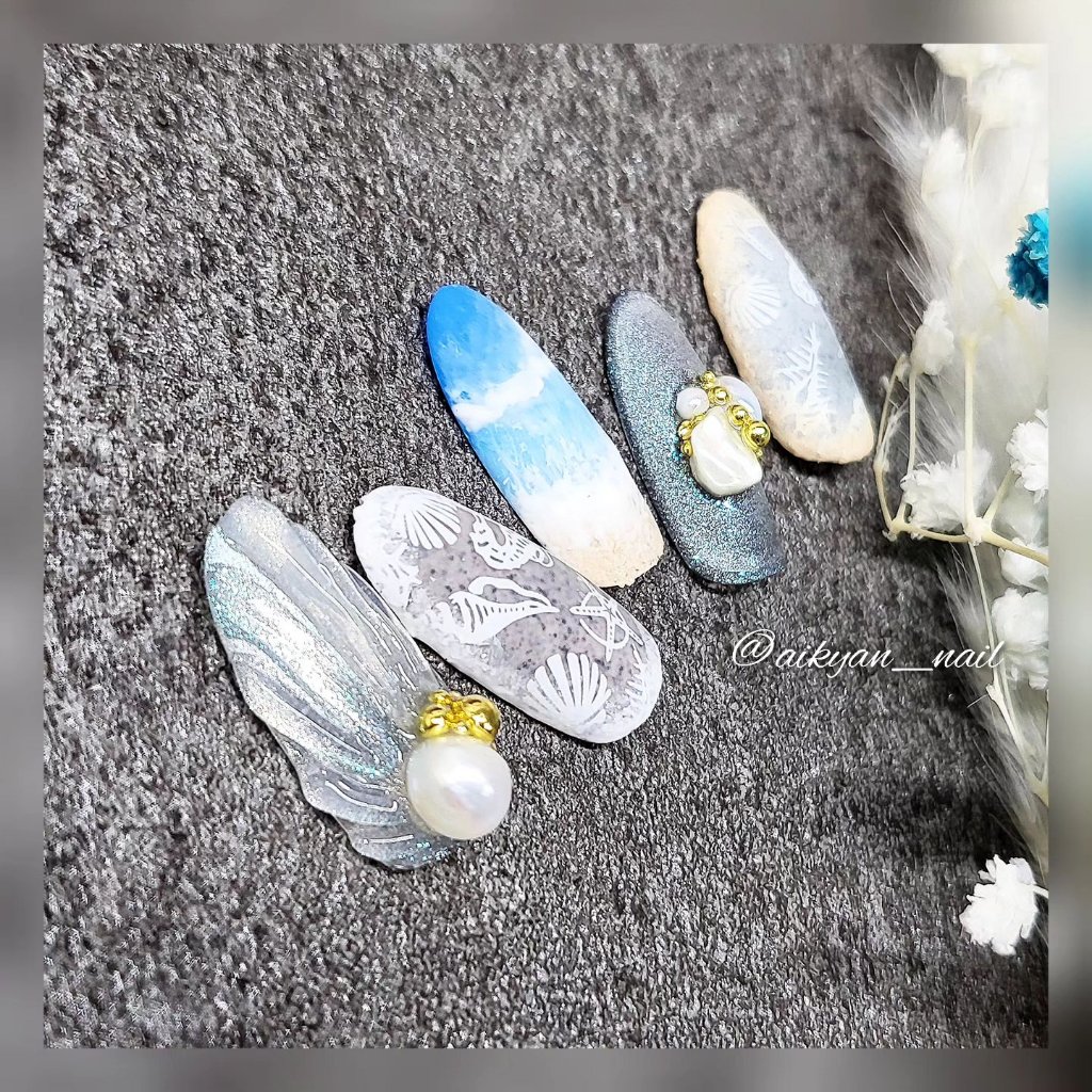 サンディジェル/AQUA NAIL/ジェルネイルを使ったクチコミ（3枚目）