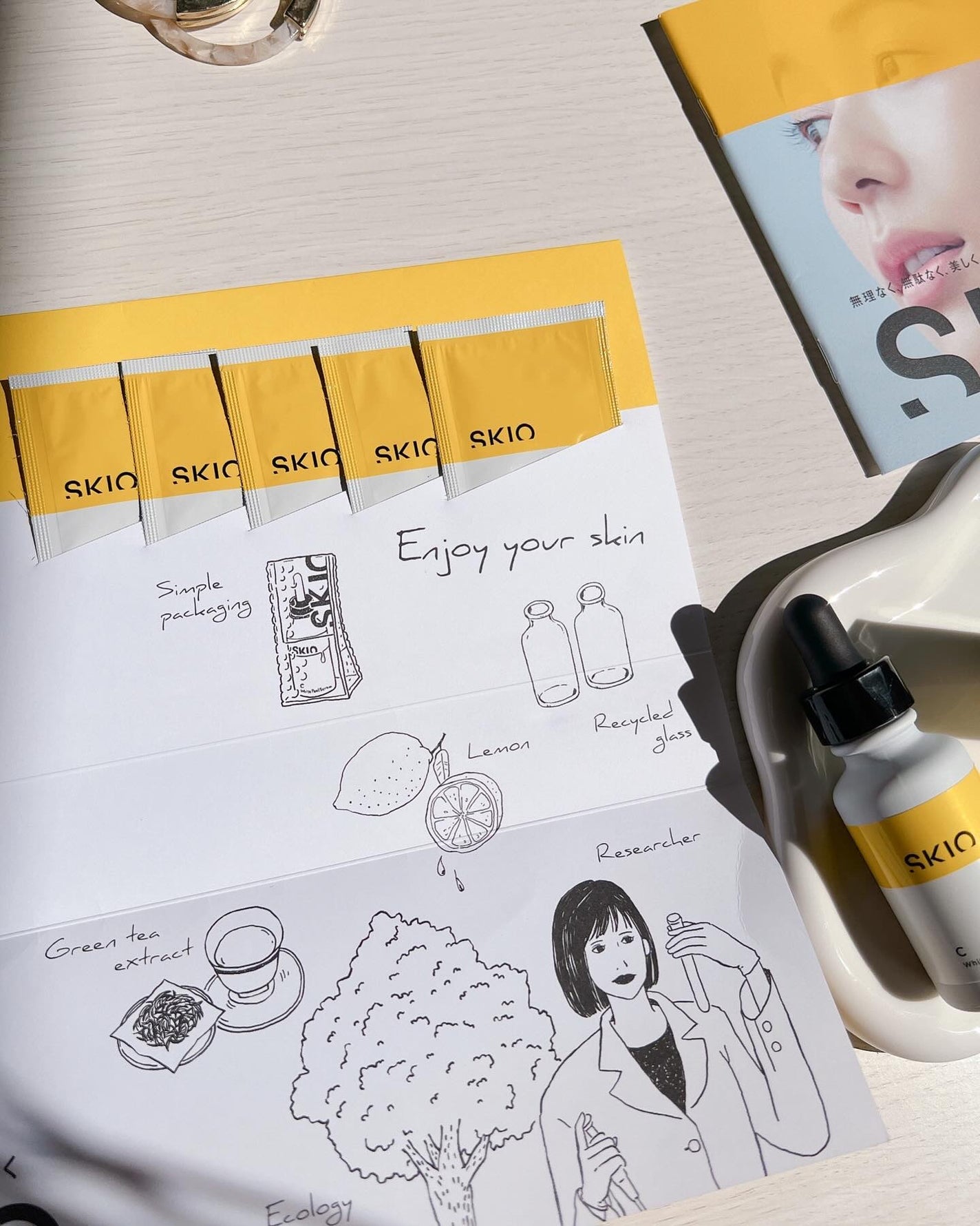 VC ホワイトピールセラム/SKIO/ブースター・導入液を使ったクチコミ(9枚目)