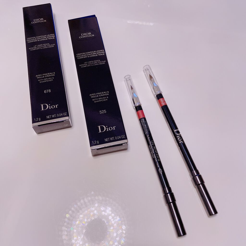 ルージュ ディオール コントゥール 678 カルト/Dior/リップライナーを使ったクチコミ（1枚目）