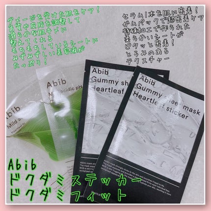 弱酸性pHシートマスク ドクダミフィット/Abib /シートマスク・パックを使ったクチコミ(2枚目)