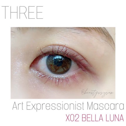 アートエクスプレッショニストマスカラ/THREE/マスカラを使ったクチコミ(2枚目)