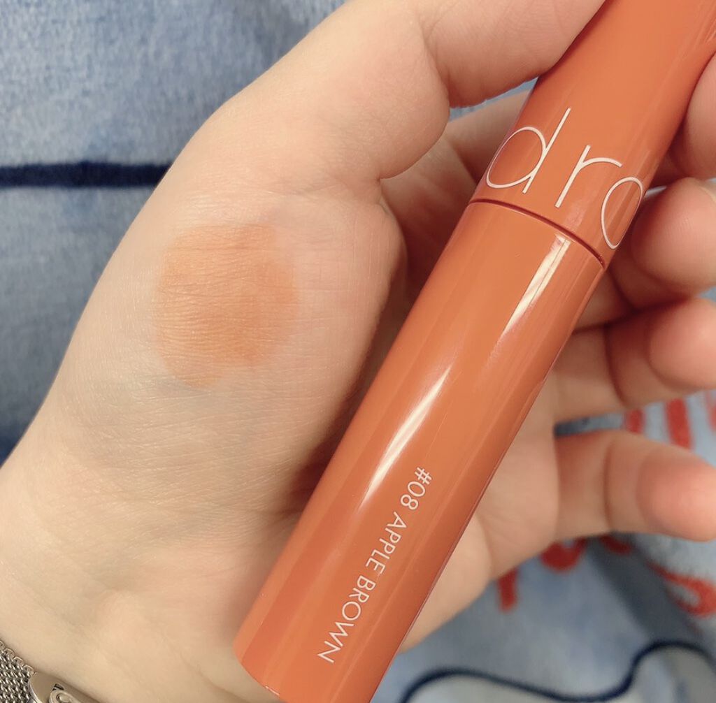 ジューシーラスティングティント/rom&nd/リップティントを使ったクチコミ（3枚目）