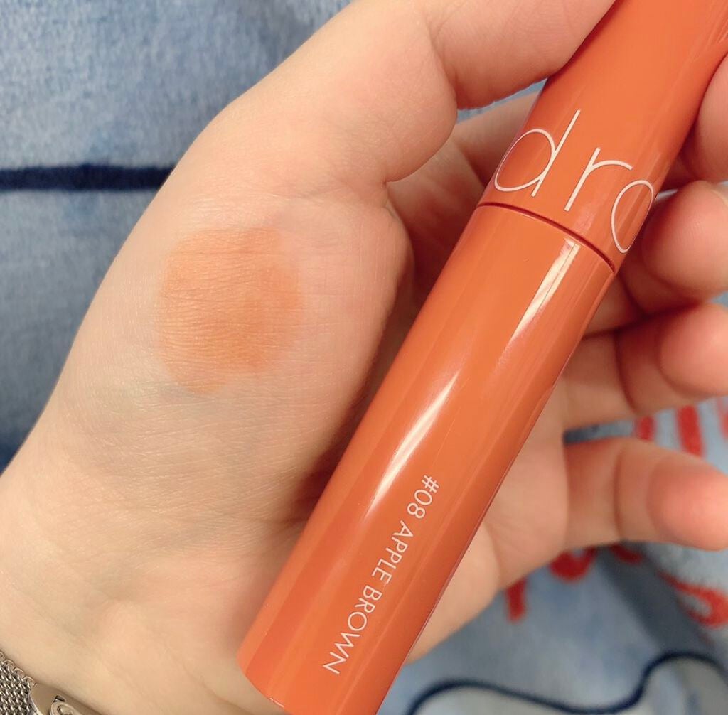 ジューシーラスティングティント/rom&nd/リップティントを使ったクチコミ(3枚目)