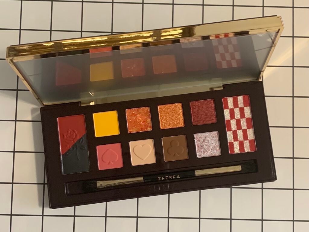 アリスドリームランドシリーズ 12色アイシャドウパレット(ZEESEA×大英博物館)/ZEESEA/アイシャドウパレットを使ったクチコミ(3枚目)