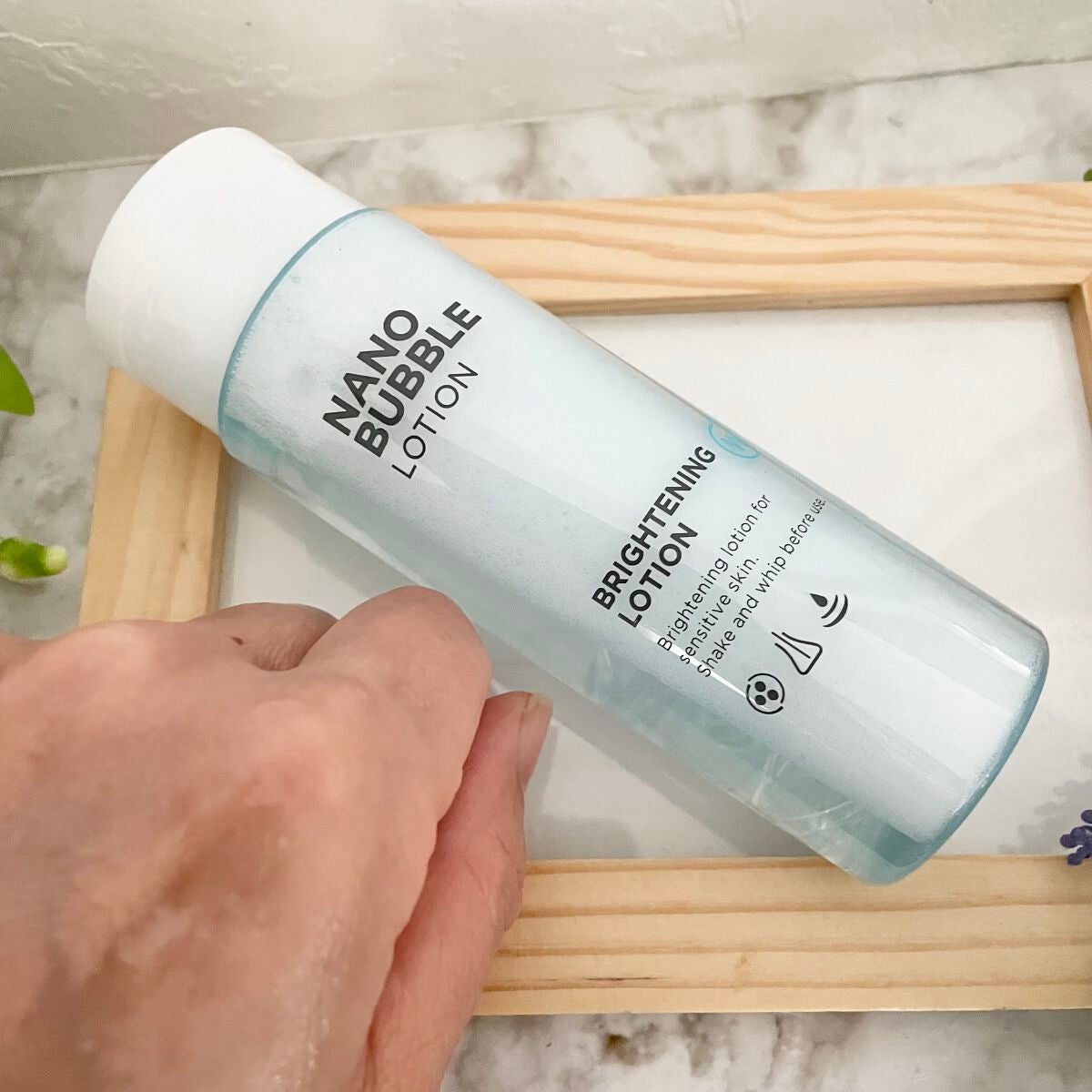 薬用W・ナノバブルホワイトローション/ホワイピュア/化粧水を使ったクチコミ(3枚目)