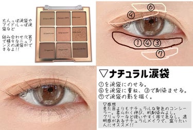 マルチアンダーアイパレット 01 アフターヌーンティー/hina cosmetics/アイシャドウパレットを使ったクチコミ（2枚目）