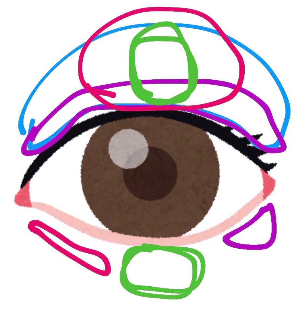 THE アイパレR/b idol/アイシャドウパレットを使ったクチコミ(4枚目)