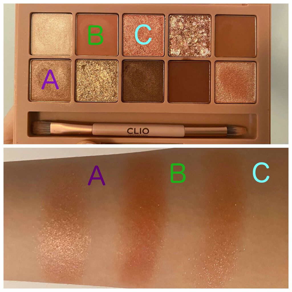 プロ アイ パレット 04 STREET BRICK/CLIO/アイシャドウパレットを使ったクチコミ（2枚目）