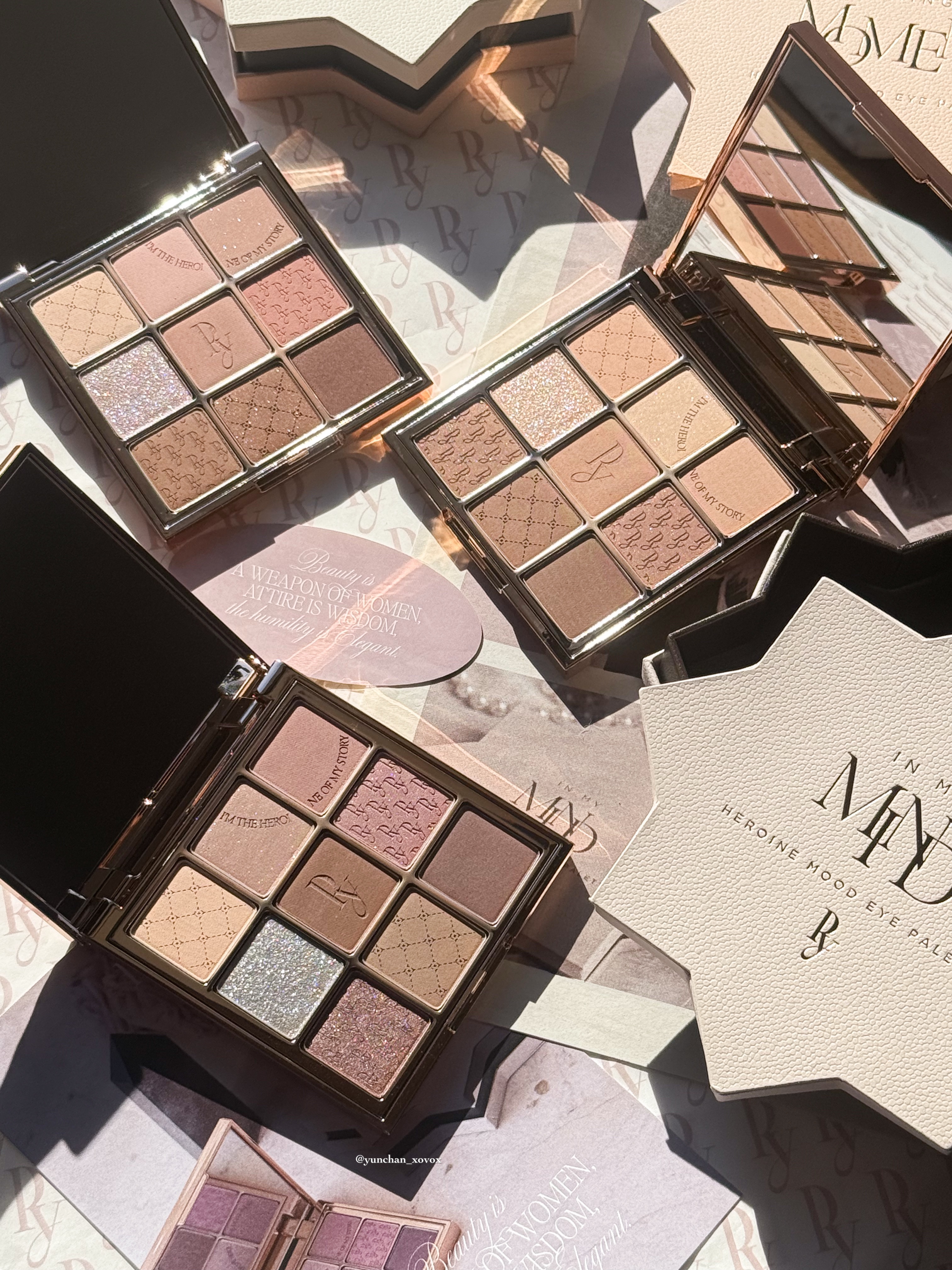 Heroine Mood Eye Palette/Peony/アイシャドウパレットを使ったクチコミ（3枚目）