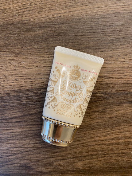 ミルキーラッピングファンデ 02 ベージュ/MAJOLICA MAJORCA/リキッドファンデーションを使ったクチコミ(1枚目)