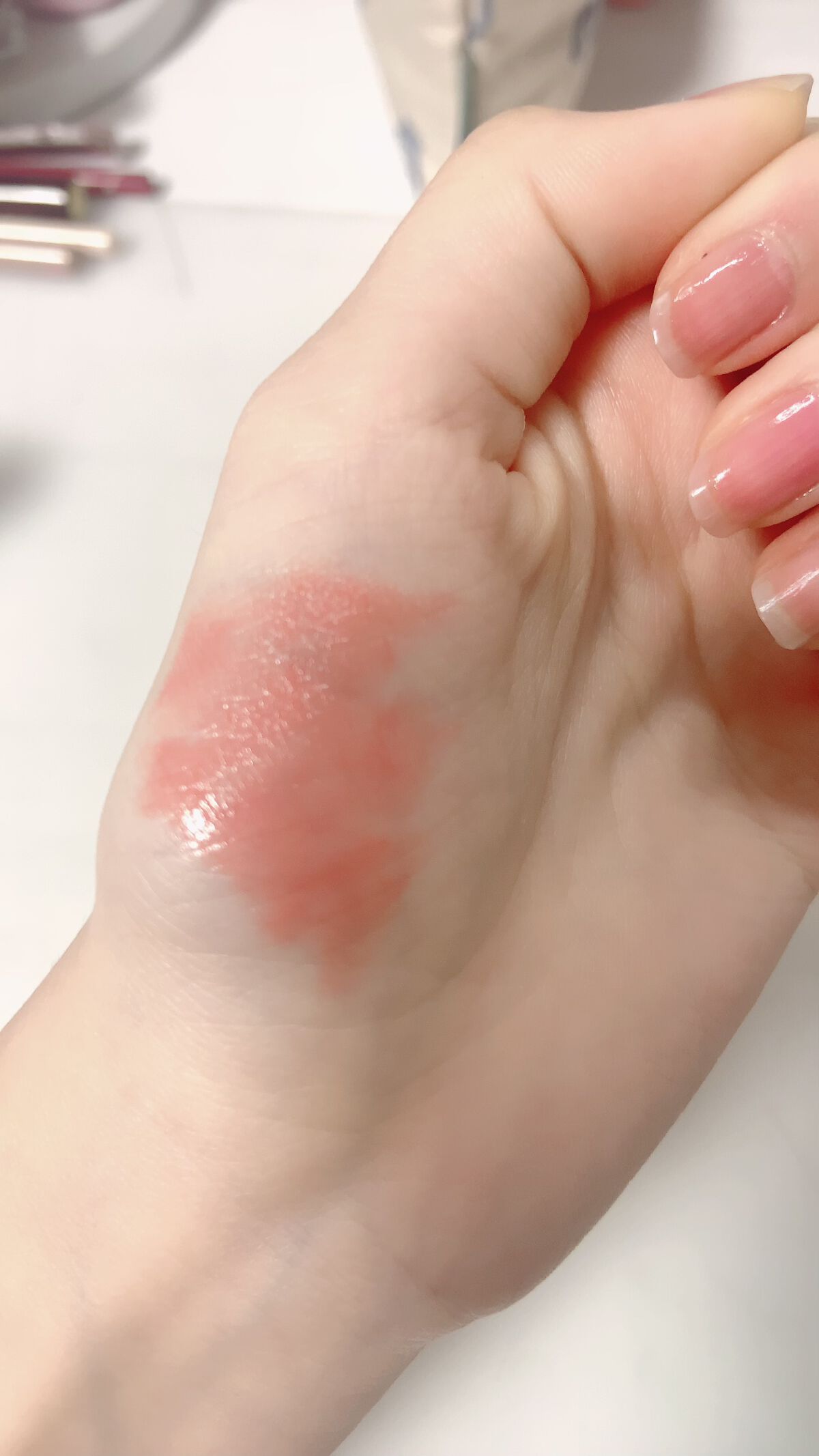 ムードグロウリップスティック/dasique/口紅を使ったクチコミ（2枚目）