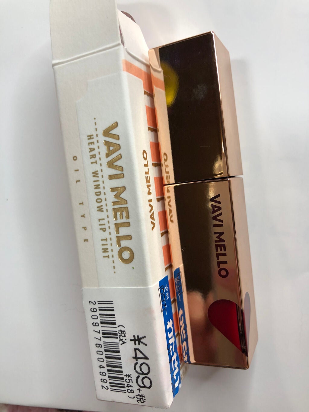 ハートウィンドウリップティントオイルタイプ/VAVI MELLO/リップグロスを使ったクチコミ(2枚目)